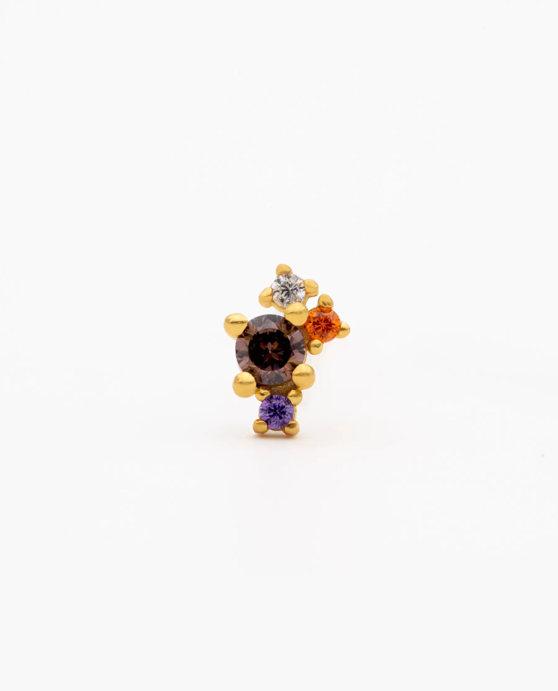 THE-ARE PIERCING SHINY COLORS · PLATA BAÑO ORO* Pendientes Sueltos | Pendientes