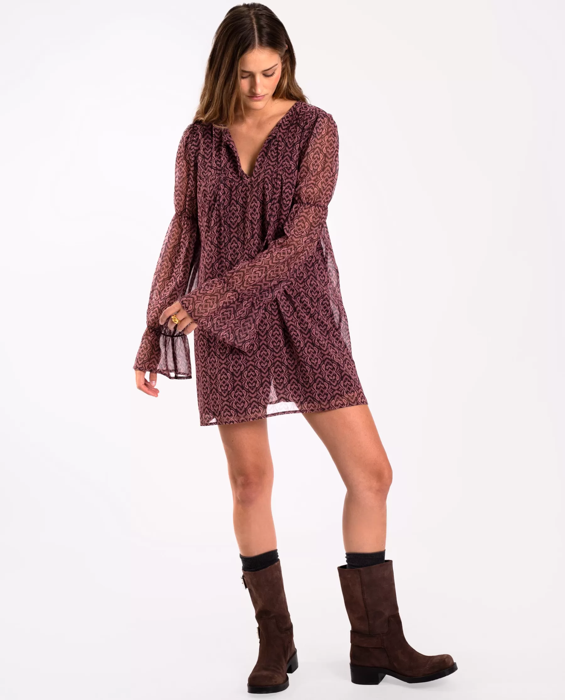 THE-ARE VESTIDO BREEZY AVENUE · MARRÓN* Vestidos